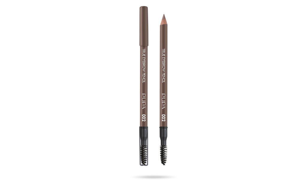PUPA True Eyebrow Pencil Total Fill Eyebrow Pencil-Long Lasting - Waterproof 002 Brown