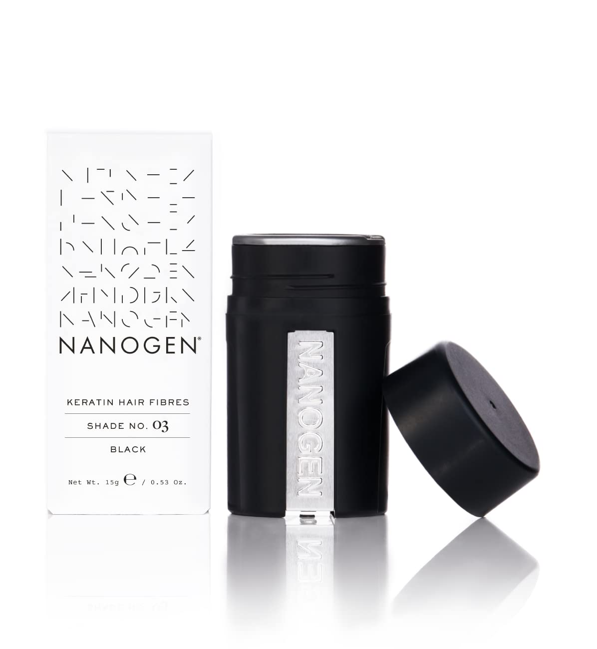 NANOGEN Keratin Hair Fibres (Black 03) 15gr