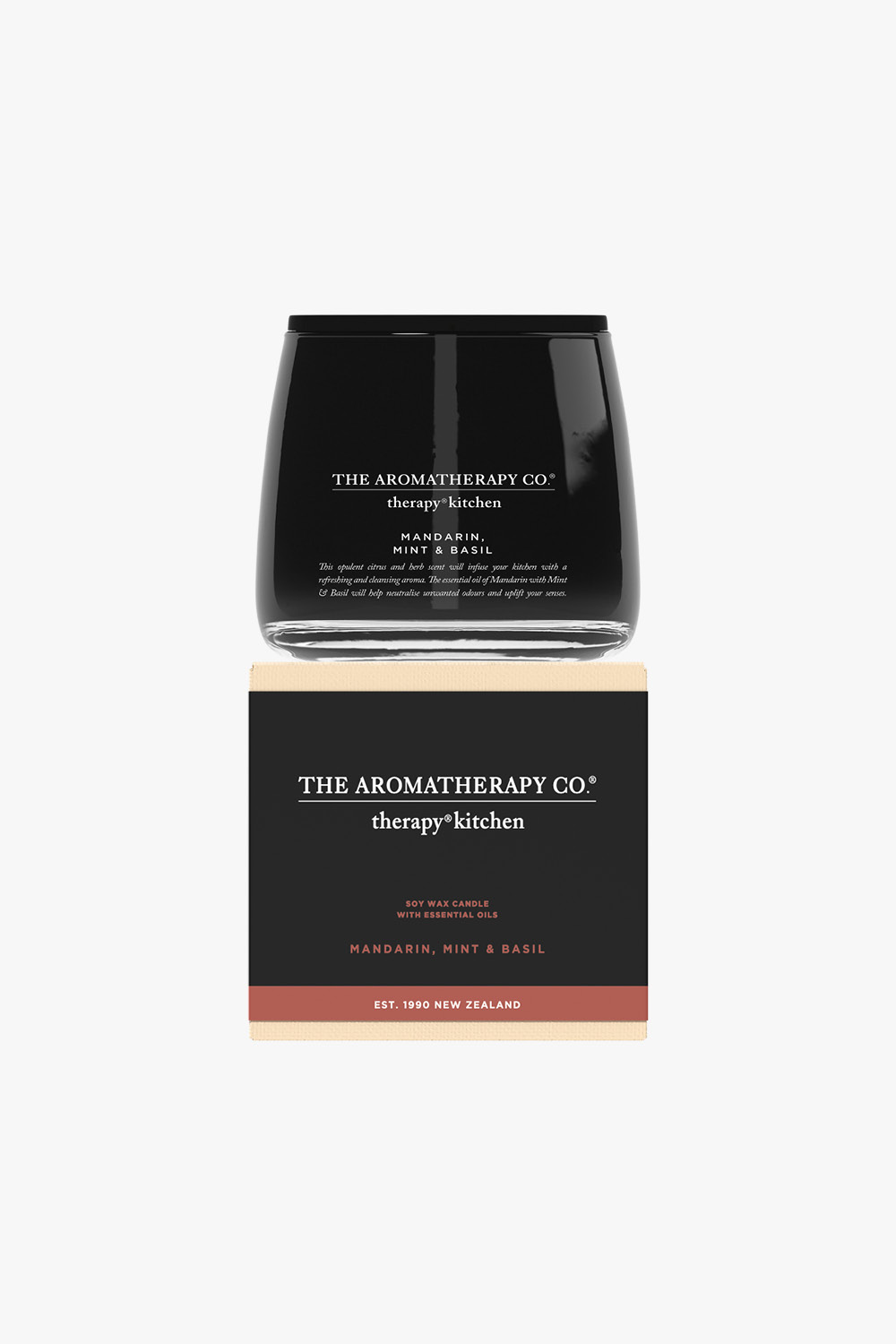AROMATHERAPY Kitchen – Mandarin, Mint & Basil Candle 260gm