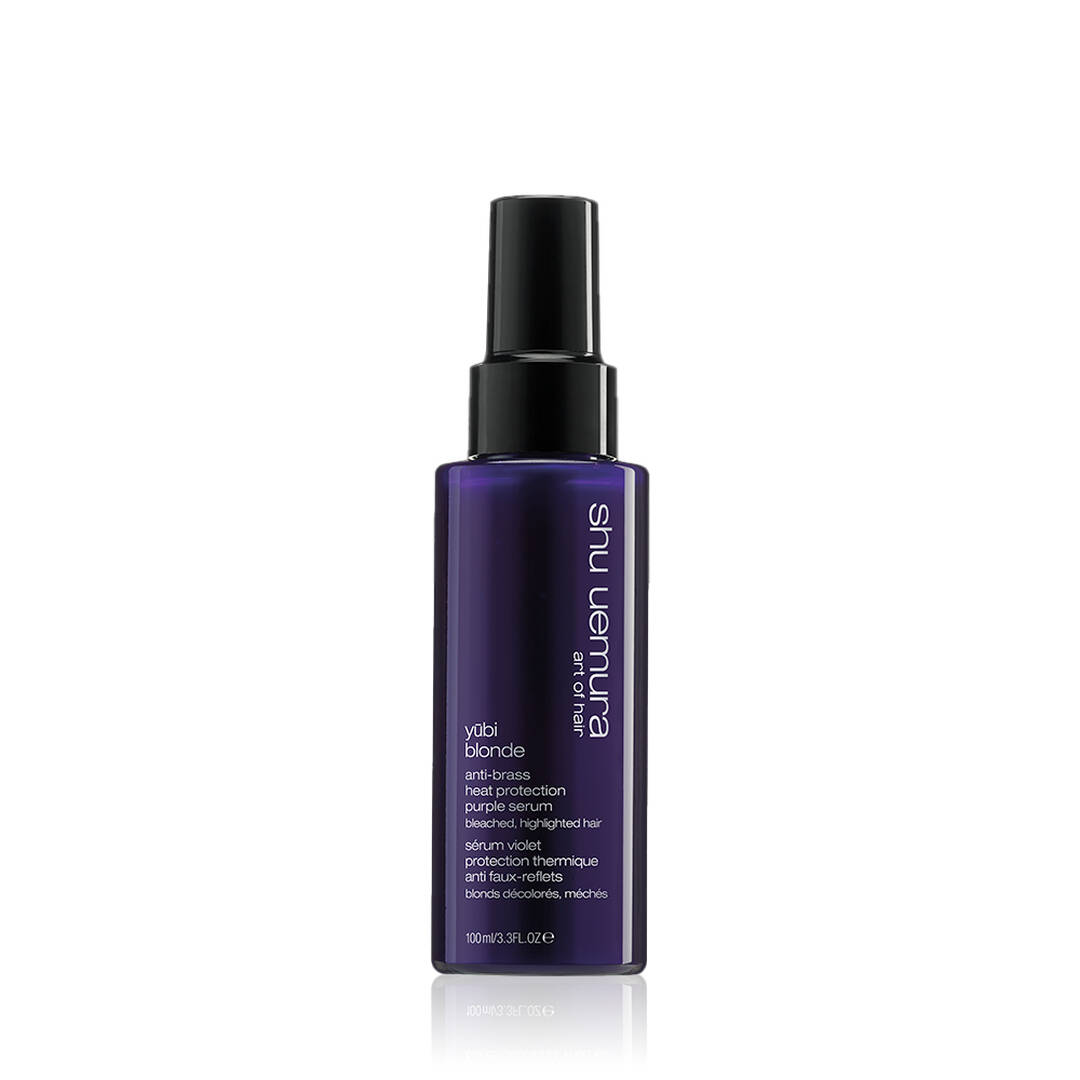 SHU UEMURA Yūbi Blonde Anti-Brass Purple Heat Protecting Hair Serum 100ml