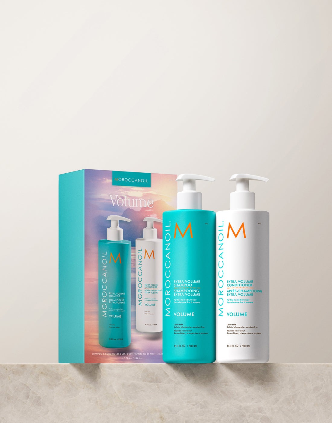 MOROCCANOIL Volume (Shampo 500ml And Conditioner 500ml) Duo Offer