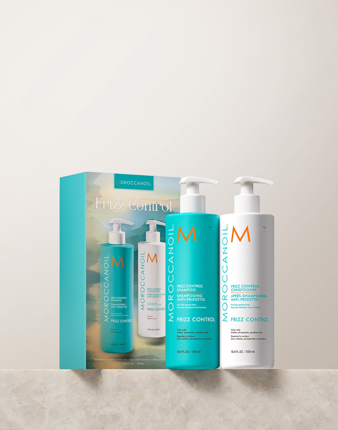 MOROCCANOIL Frizz (Shampo 500ml And Conditioner 500ml) Duo Offer