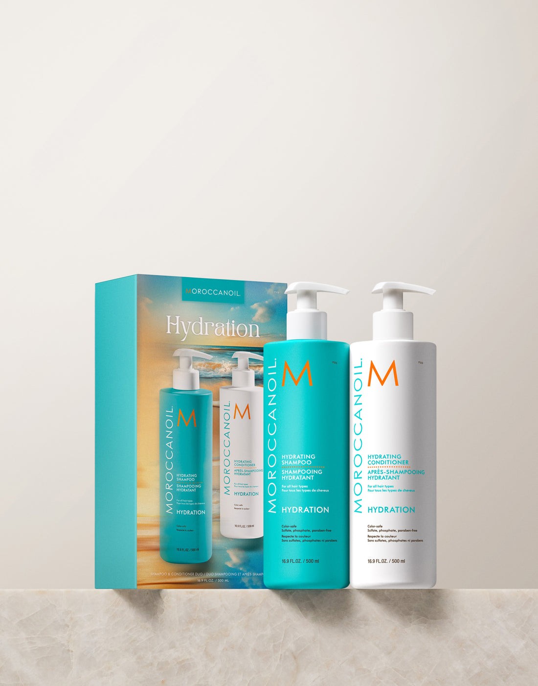 MOROCCANOIL Hydration (Shampo 500ml And Conditioner 500ml) Duo Offer