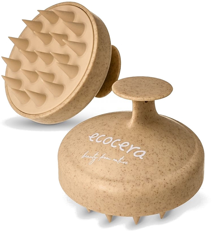 ECOCERA Hair Scalp Msassager Brush Greay