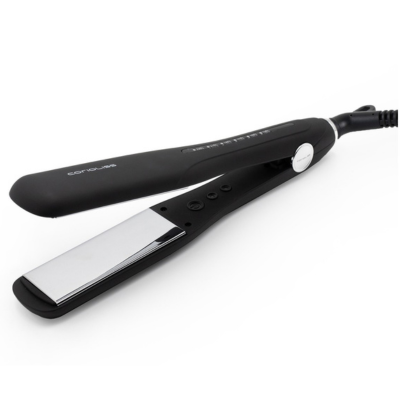 CORIOLISS Tht Wide Hair Straightener Black Soft Touch Offer