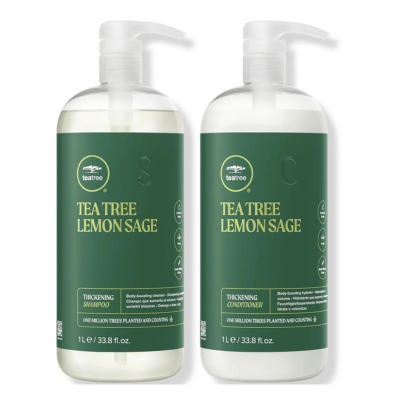 Tea Tree Lemon Sage Thickening Shampoo1000ml & Conditioner 1000ml