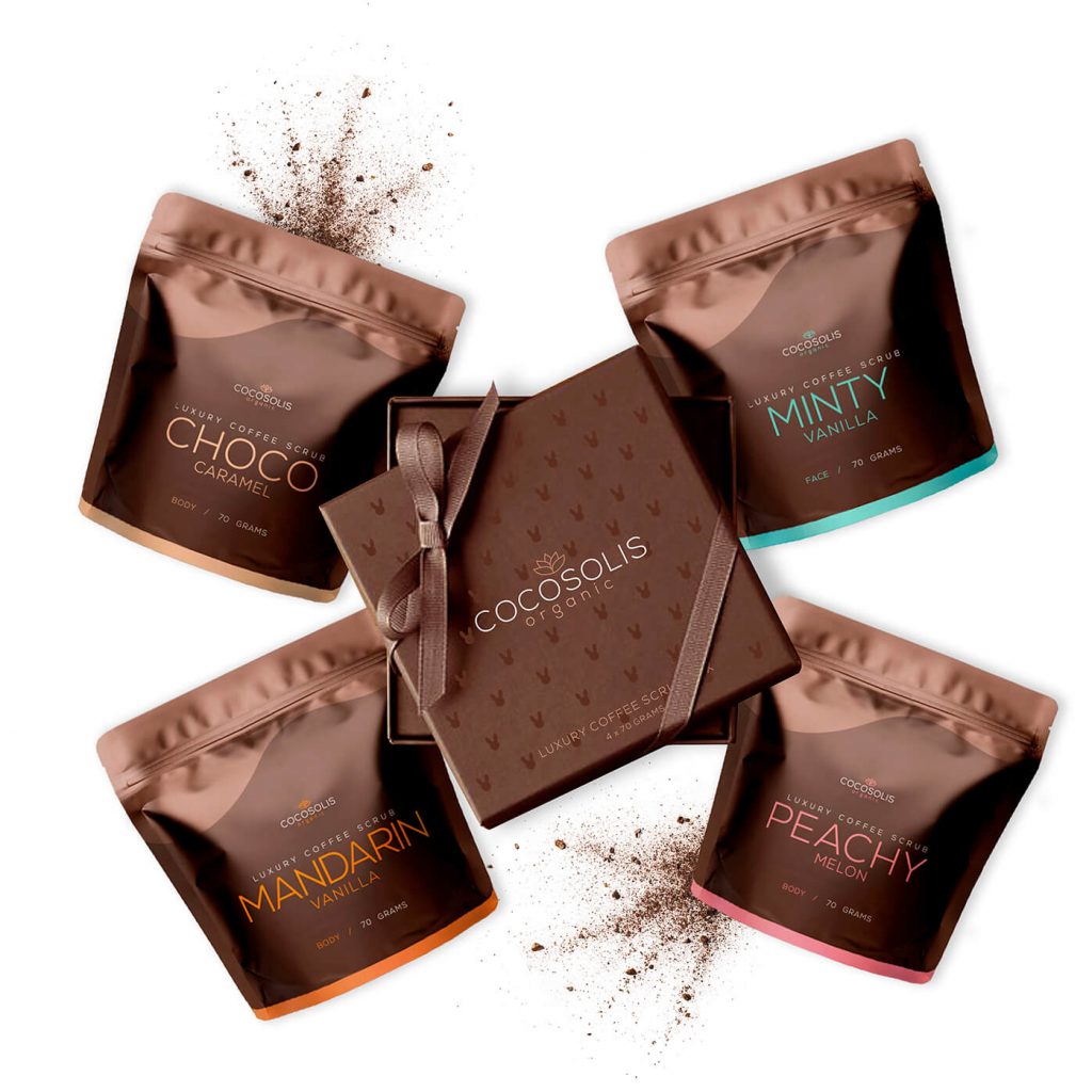 COCOSOLIS Scrub Luxury Coffee Scrub Box