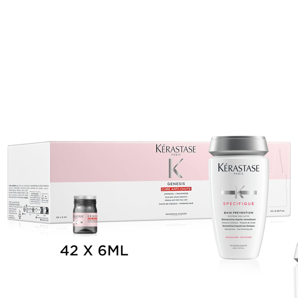 KERASTASE Genesis Cure Aminexil 42x6ml & Prevetion 250ml