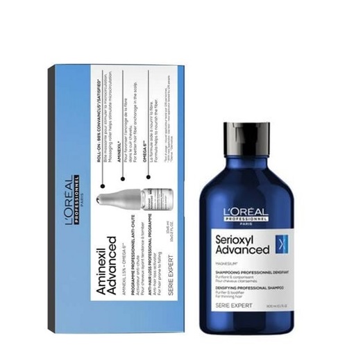 L’Oréal Professionnel Aminexil Advanced 10X6ml & Serioxyl Advanced 300ml